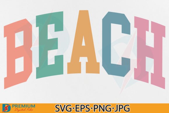 Beach SVG PNG Design for Summer Vacation Graphics