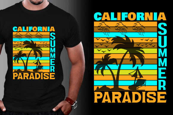California Summer Paradise Graphics