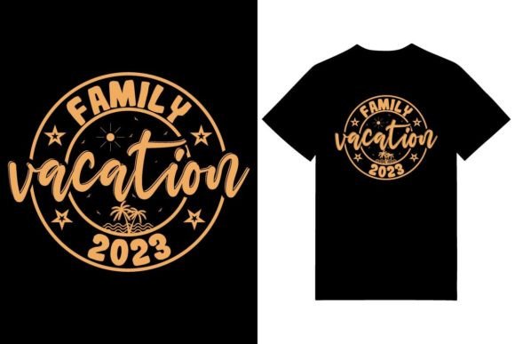 Family Vacation 2023 Summer T-shirt Graphics