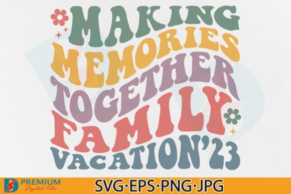 Family Vacation SVG: Retro Summer Trip Graphics for T-Shirt Designs
