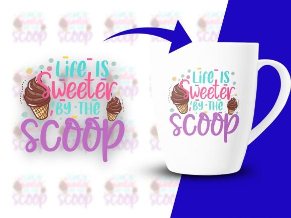 Life is Sweeter by the Scoop Summer Svg