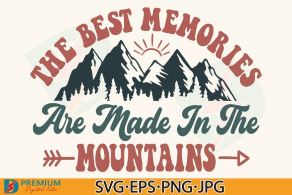 Mountain Trip SVG: T-Shirt Designs & Graphics