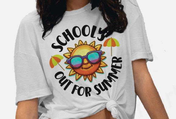 School's Out for Summer SVG Graphics