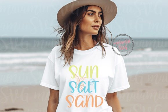 Sun Salt Sand Svg, Hello Summer Svg