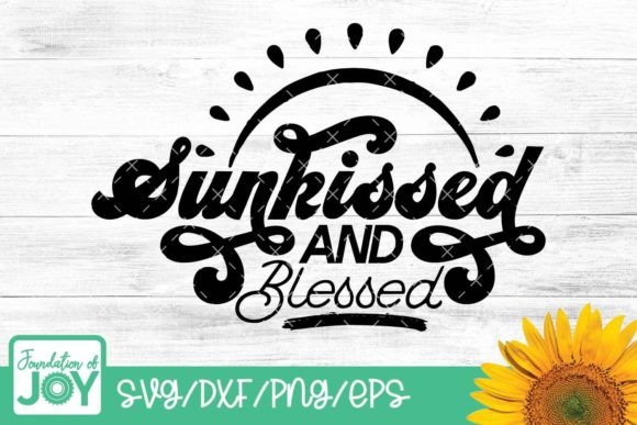 Sunkissed and Blessed Svg, Summer Svg