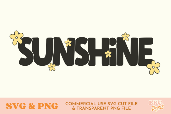 Sunshine Summer SVG PNG T-Shirt Design
