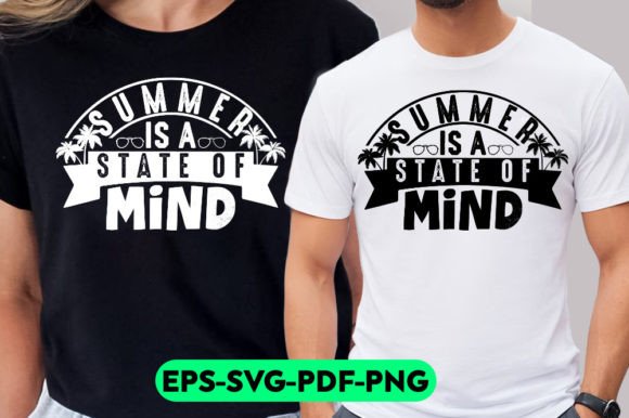 Trendy Summer Design: Graphics for T-Shirt Projects